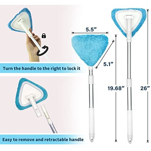 Windshield Cleaning Tool, Car Window Cleaning Windshield Cleaner with