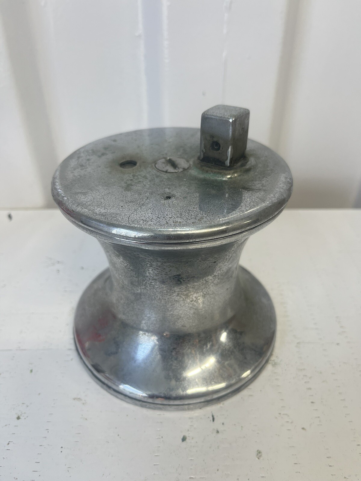 Vintage Chromed Brass Merriman #5 Sailboat Winch Single Speed