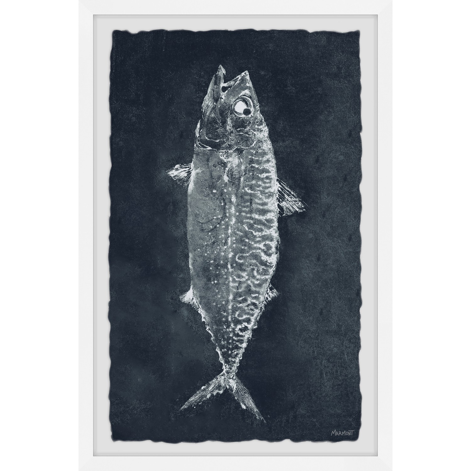 Marmont Hill Fish in Black Framed Painting Print