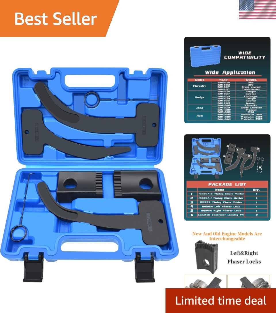 Professional 7-Piece 3.6L Engine Timing Tool Kit for VW Chrysler Jeep