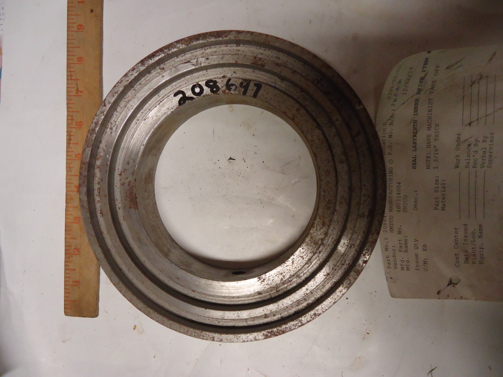 SMICO 460 SCREEN - INNER LABYRINTH DRIVE SEAL 460-314-004