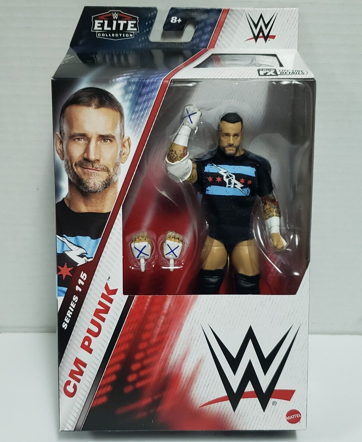 CM PUNK - WWE WWF Mattel Elite Collection Series 115 Action Figure NEW IN STOCK
