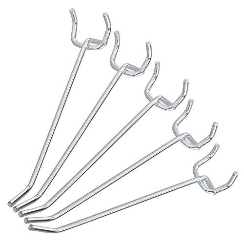 Neiko 53100A 4-Inch Pegboard Hooks and Organizer Assortment | 50-Piece Value