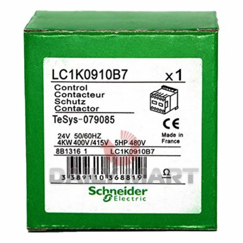 New In Box SCHNEIDER LC1K0910B7 AC Contactor AC24V