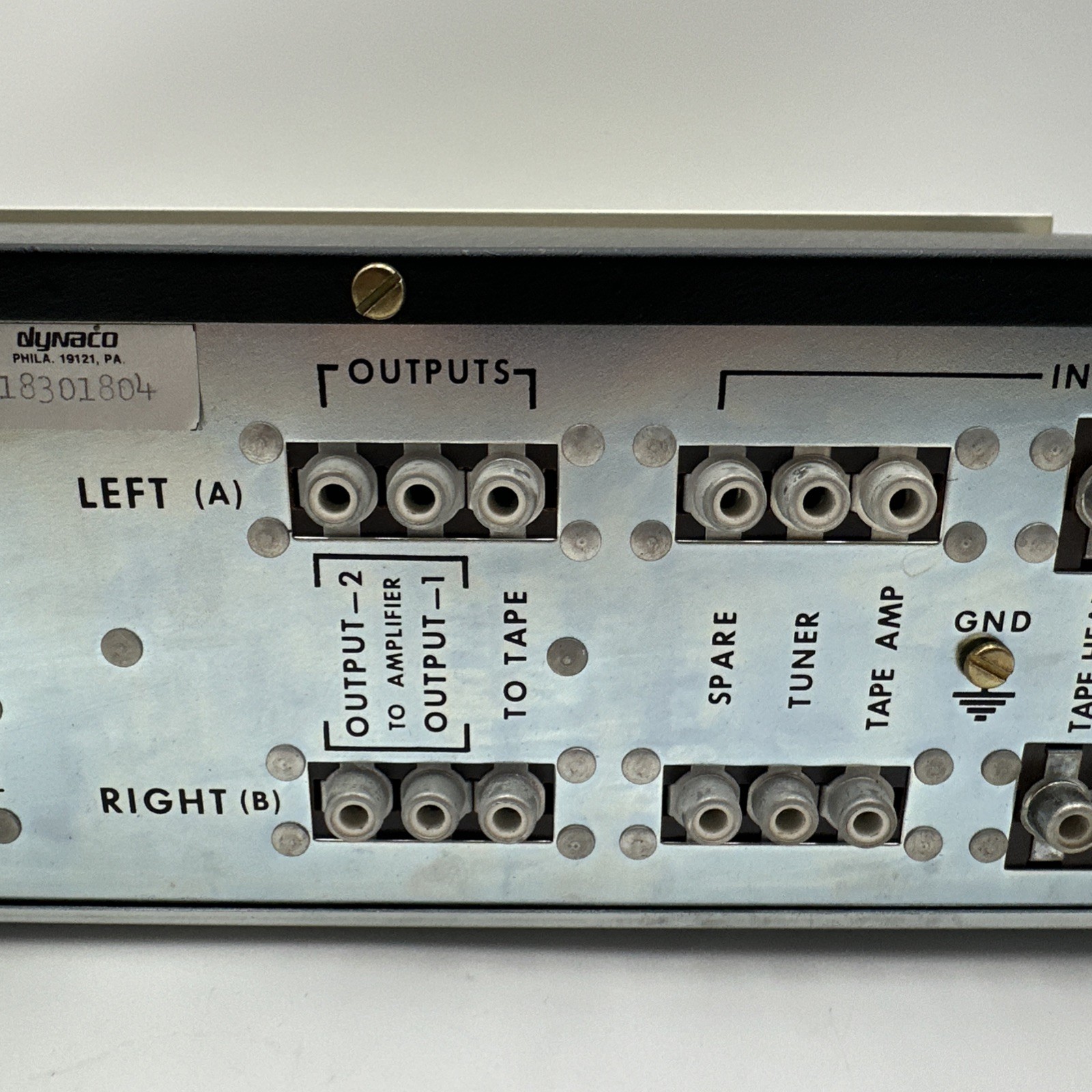 Dynaco PAT-4 Stereo Preamplifier - Gold Tested Working