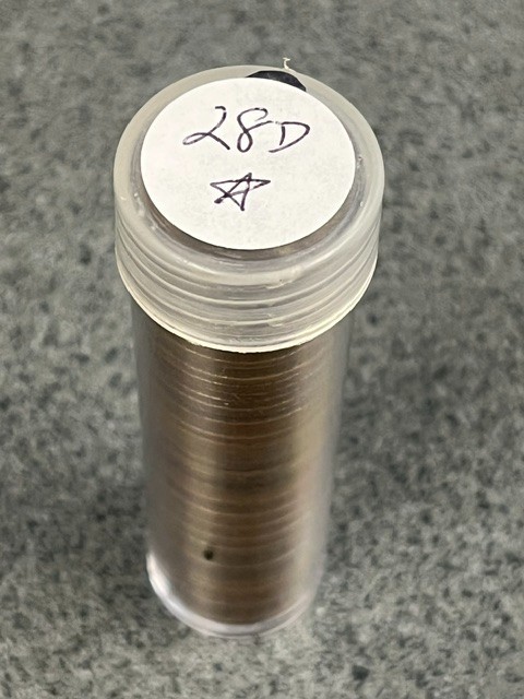 Full Roll (50) 1928 D United States Circ Lincoln Pennies