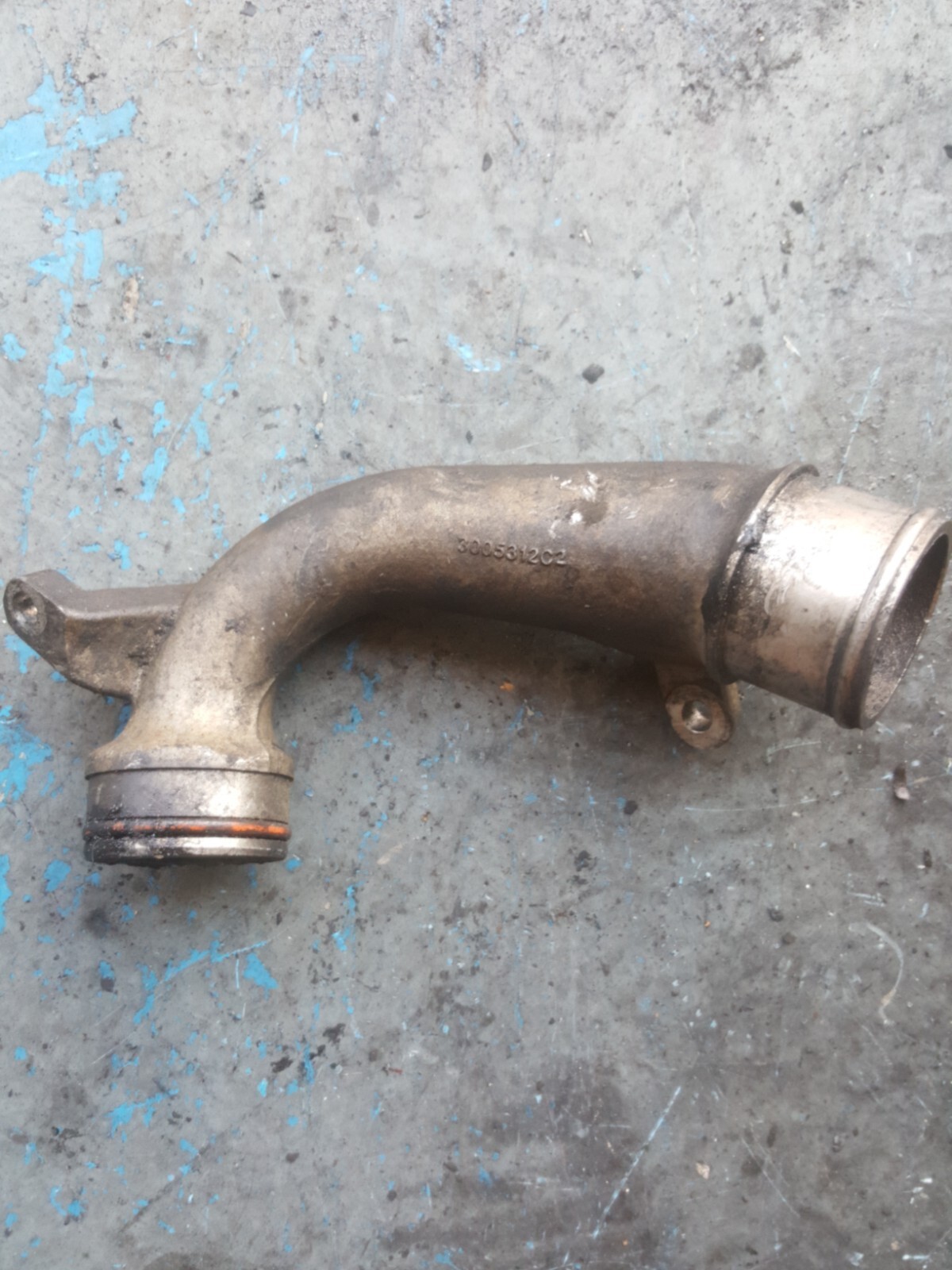 INTERNATIONAL MAXXFORCE 15 EGR AIR COMPRESSOR OUTLET PIPE 3005312C2
