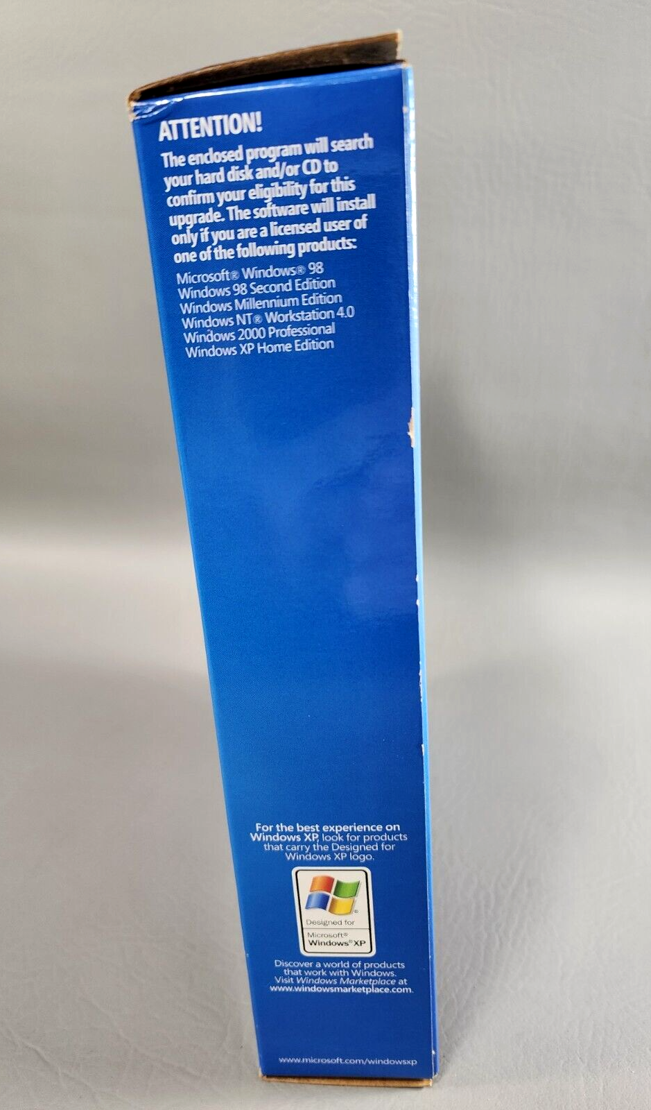 Microsoft Windows XP Professional Upgrade (License + Media) {1 User/s}