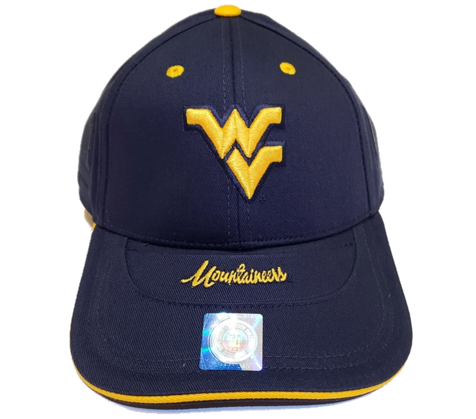 JBrem NCAA West Virginia Mountaineers Adjustable Hat - Evo Cap WVU WV University