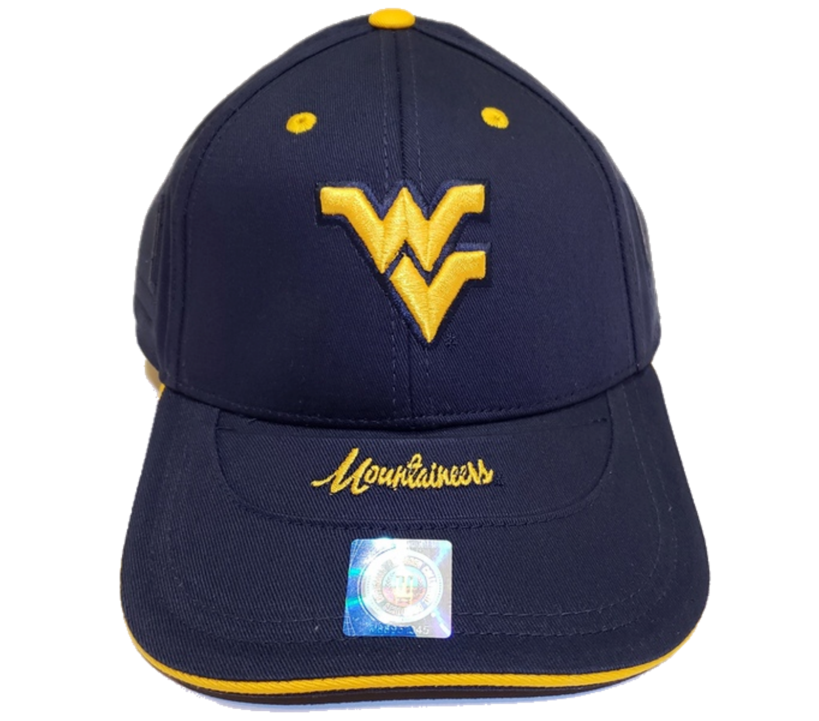 JBrem NCAA West Virginia Mountaineers Adjustable Hat - Evo Cap WVU WV University