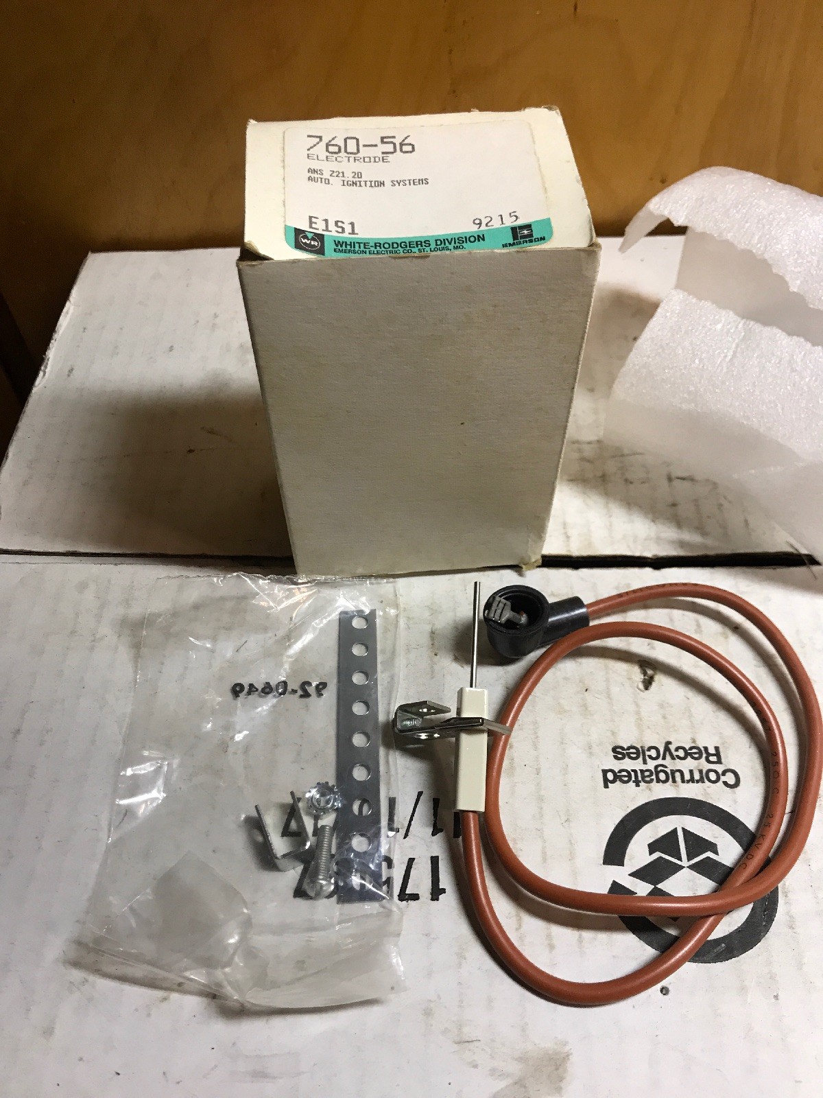 White Rodgers 760-56 New in Box Electrode.