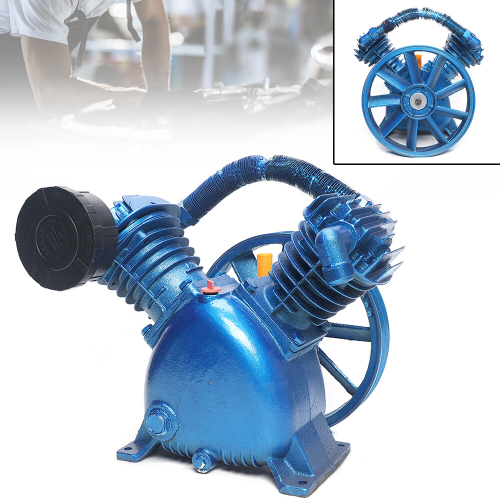 5.5HP 175PSI Replacement Air Compressor Head Pump Motor Double Stage V Style