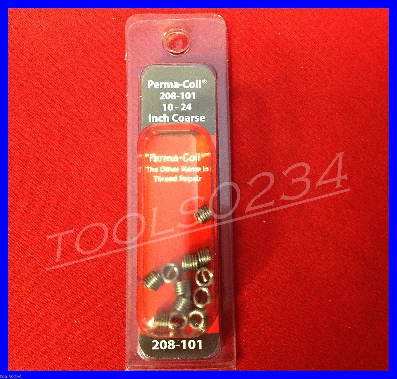 10-24 Coarse Thread Repair Inserts Perma Coil 208-101 Fits Heli Pack of 12 USA