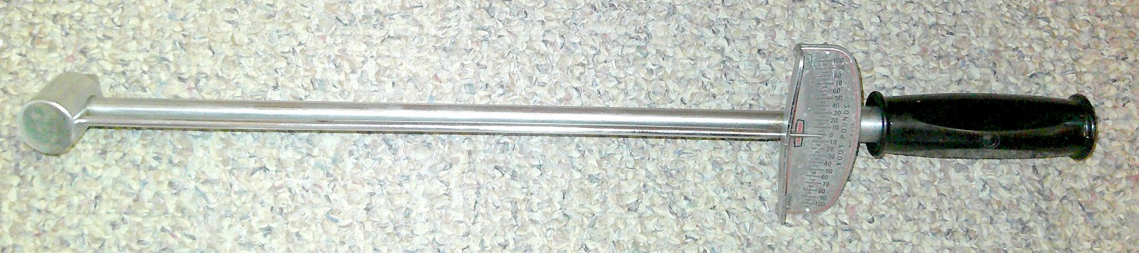 VINTAGE Craftsman 9-44481 Torque Wrench 1/2" Drive 0-100 Ft-Lb with Poor Box USA