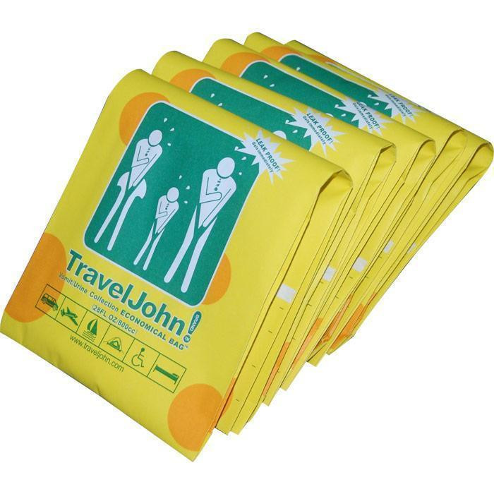 NEW TravelJohn Vomit/Urinal Disposable Leakproof Biodegradable Relief Bags for A