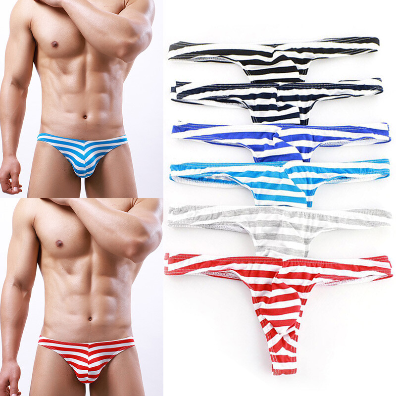 Men G-strings Lingerie Underwear Briefs Tangas Thongs Bikini Underpants T-back🔥
