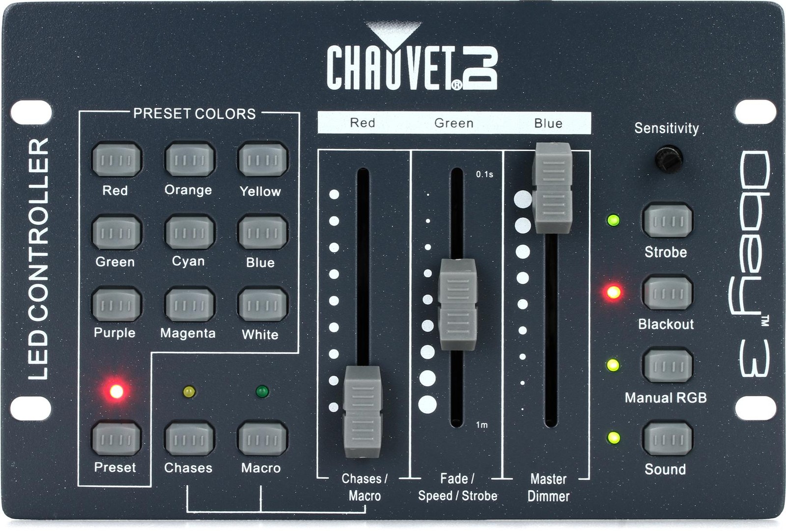 Chauvet DJ Obey 3 3-channel DMX Lighting Controller (2-pack) Bundle