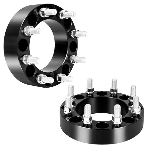 2PCS 8x6.5 to 8x180 Wheel Adapters for Silverado 2500 Wheels on 1.5 inch