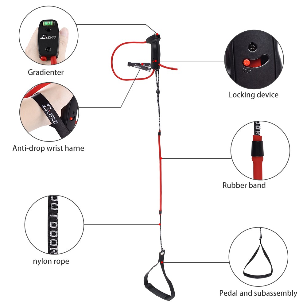 Archery Bow Trainer Stretch Band Exerciser for Recurve & Compound Shooting