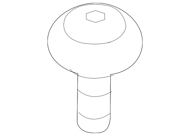 Genuine BMW Upper Tie Bar Bolt 07-14-7-204-736