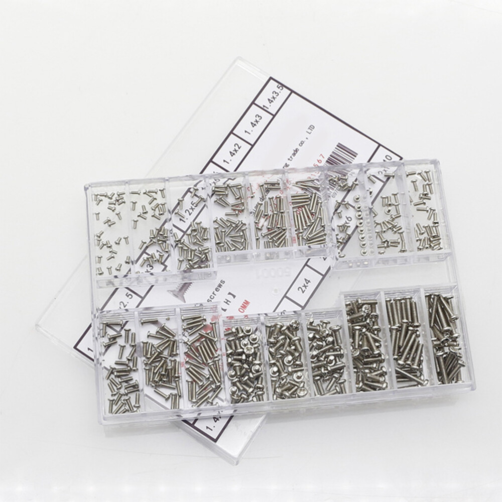 Watch Repair Tool Small Screw Fasteners Metric Laptop Screws Tiny Screws Kit