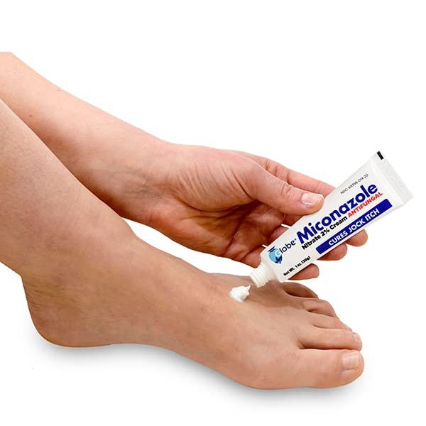 Miconazole Globe (6 Pack) 2% Nitrate Antifungal Cream, Cures Most...