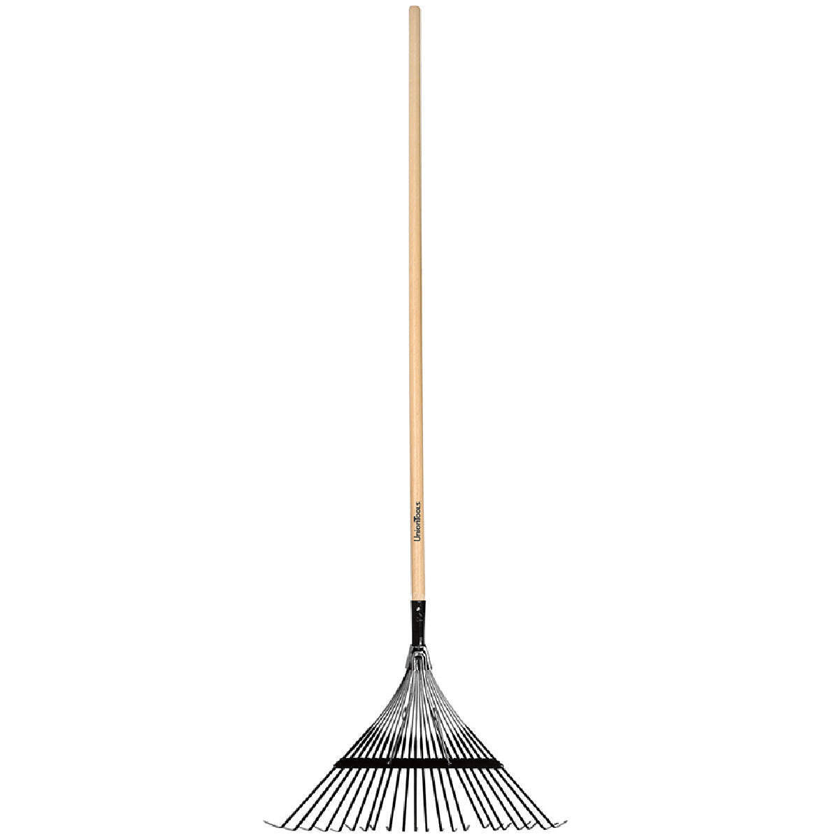 Union Tools 64430 22 in. Metal Leaf Rake with Wood Handle