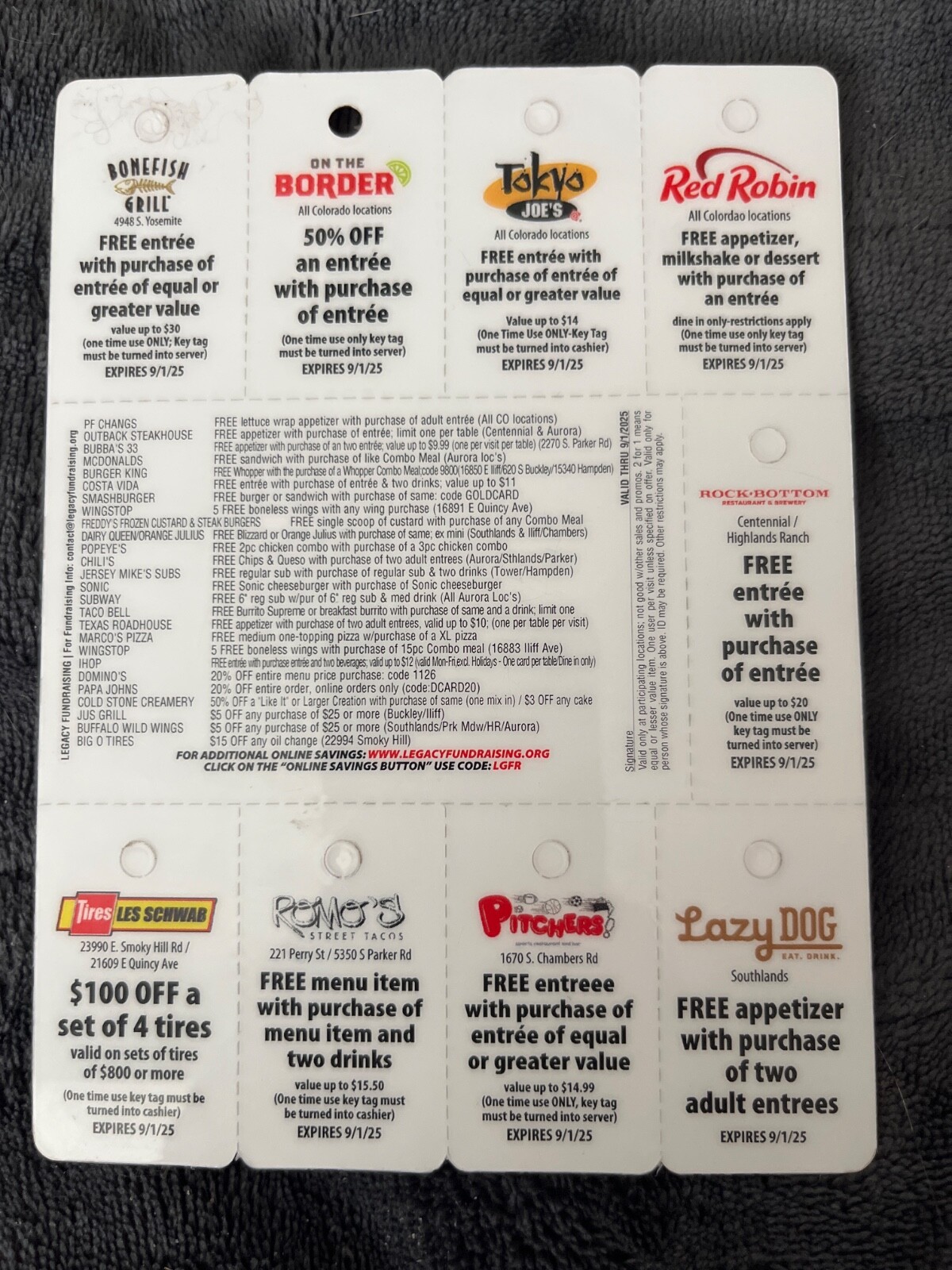 restaurant gift cards