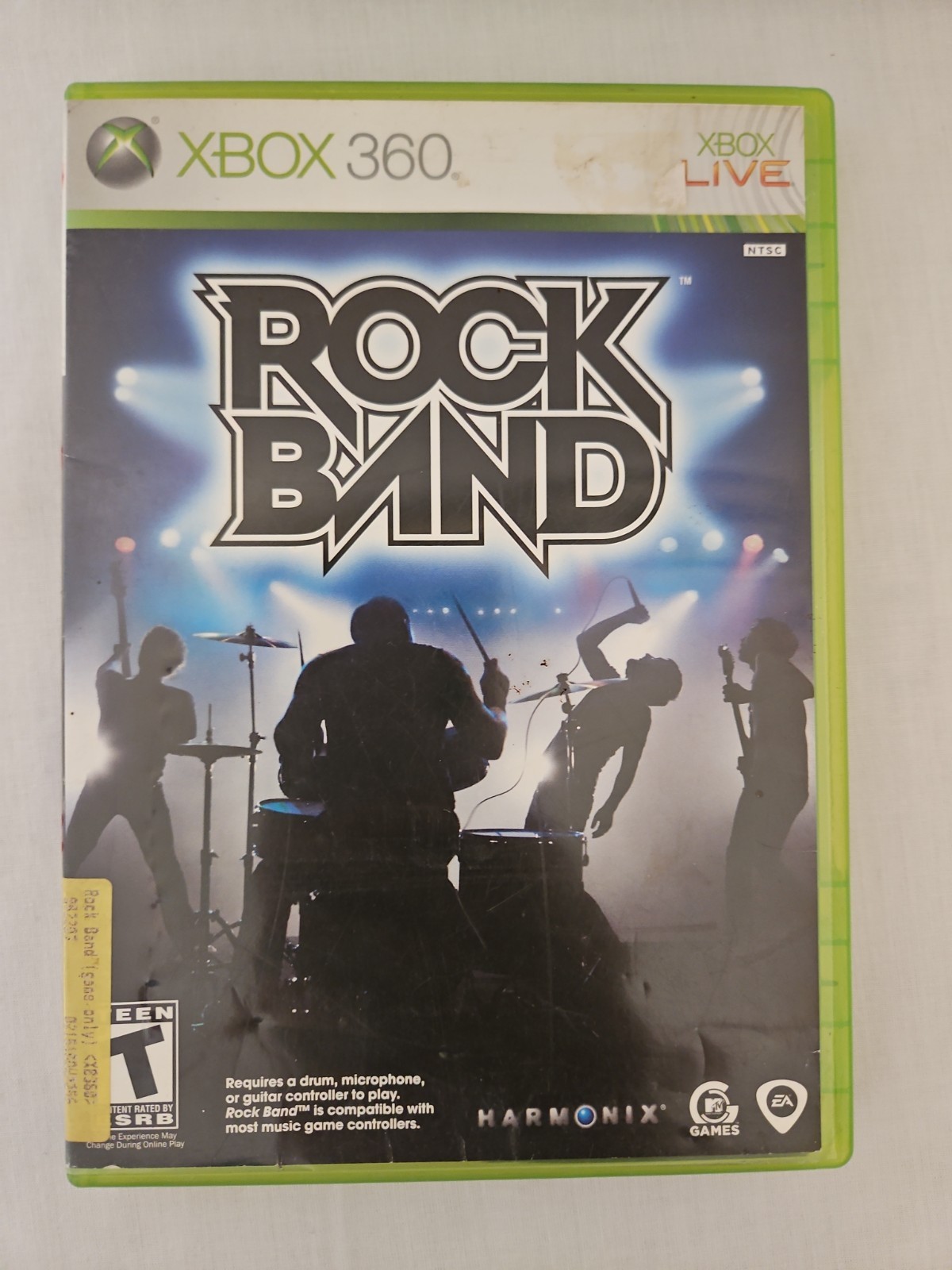 Rock Band for Xbox 360 Manual and Case Only
