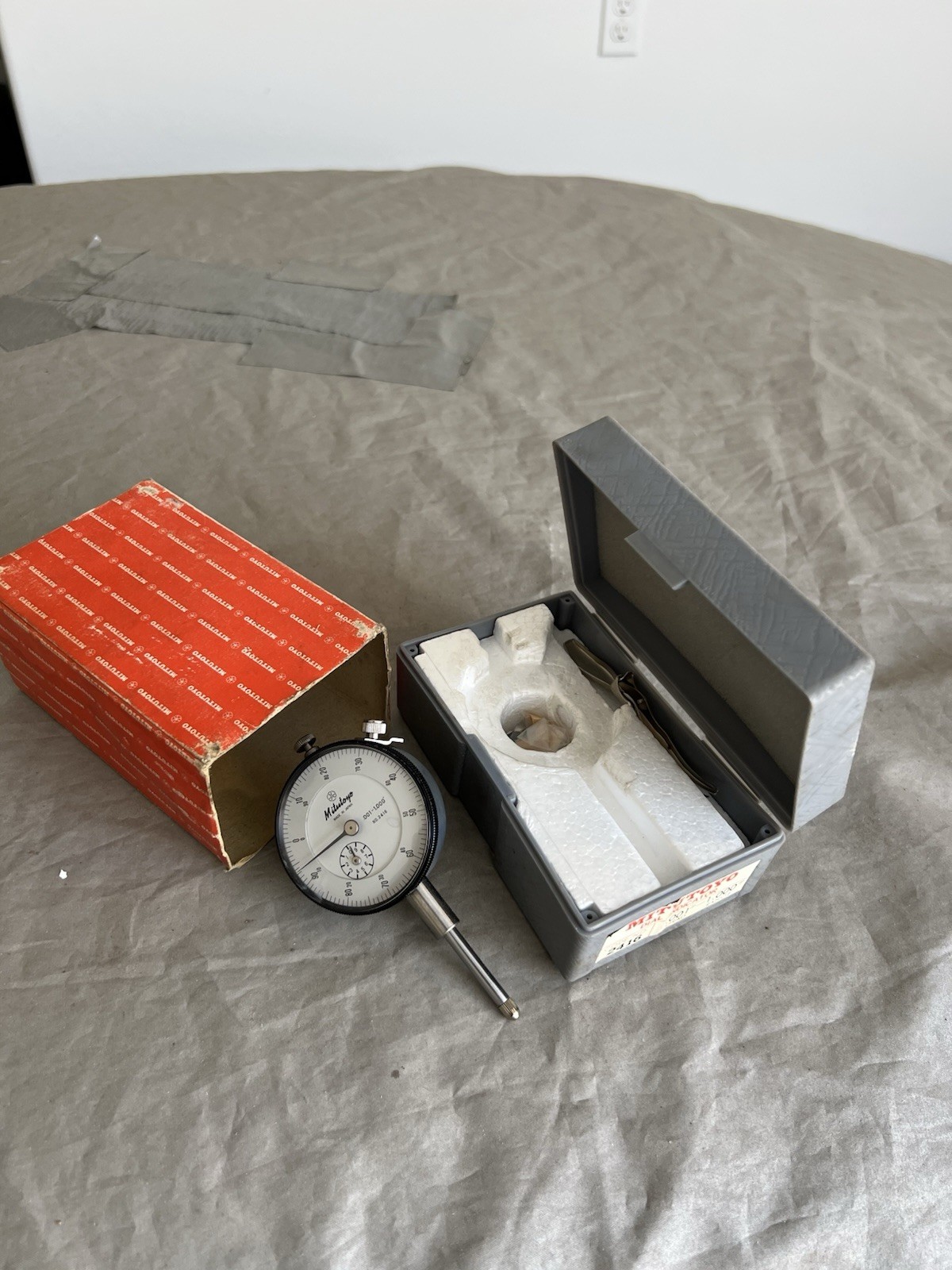 Vintage Mitutoyo 2416 Drop Indicator Measurement Range .001" to 1.00”