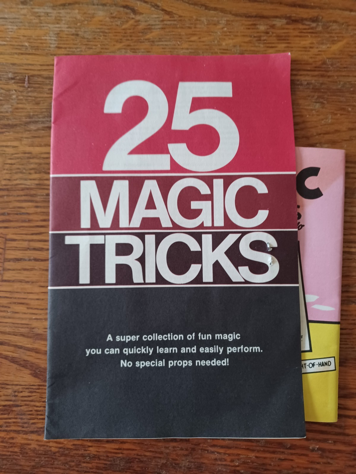 Vintage Magic Booklets and Tricks