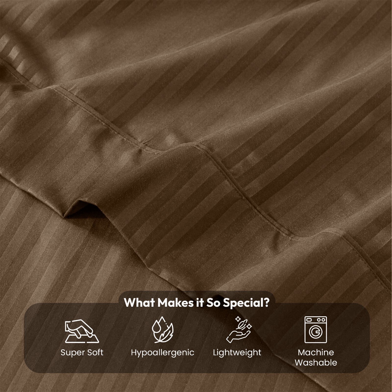 4x Piece Bed Sheet Set Hotel Luxury Ultra Soft Microfiber Deep Pocket Sheets Set