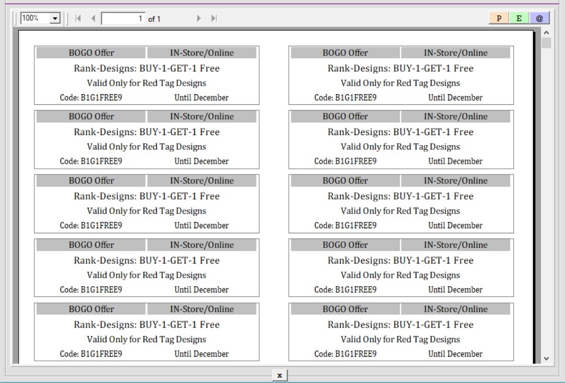 Inventory Item Label Maker Software - Tag Marker NTUF