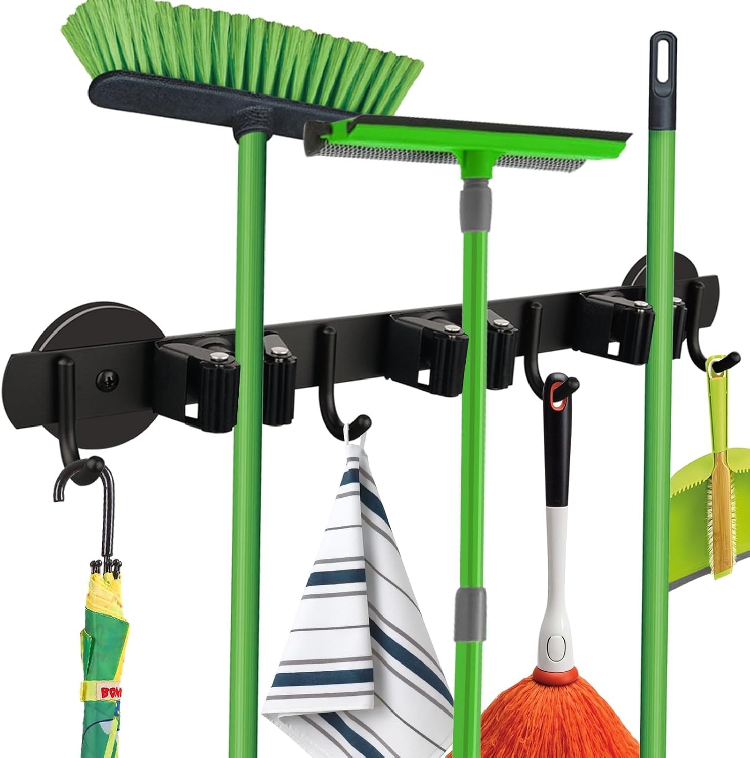 Soporte escobas magnético fuerte antideslizante para pared garaje cocina lavande