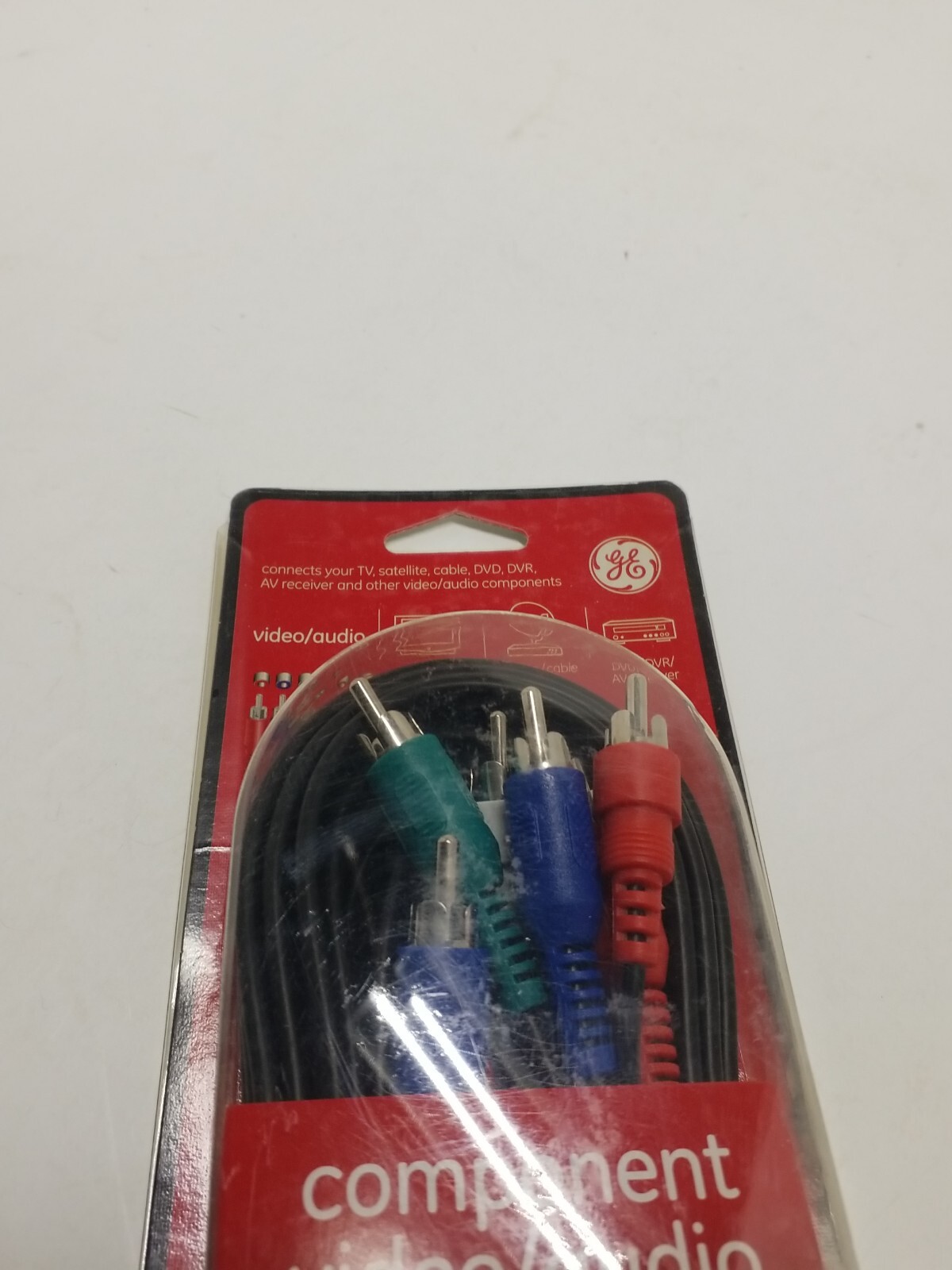 GE Component Video Cable 6ft.- 3321 NEW Sealed