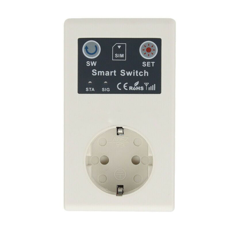 SC1-GSM GSM Smart Switch Socket Cellphone Remote Control German Standard 16A