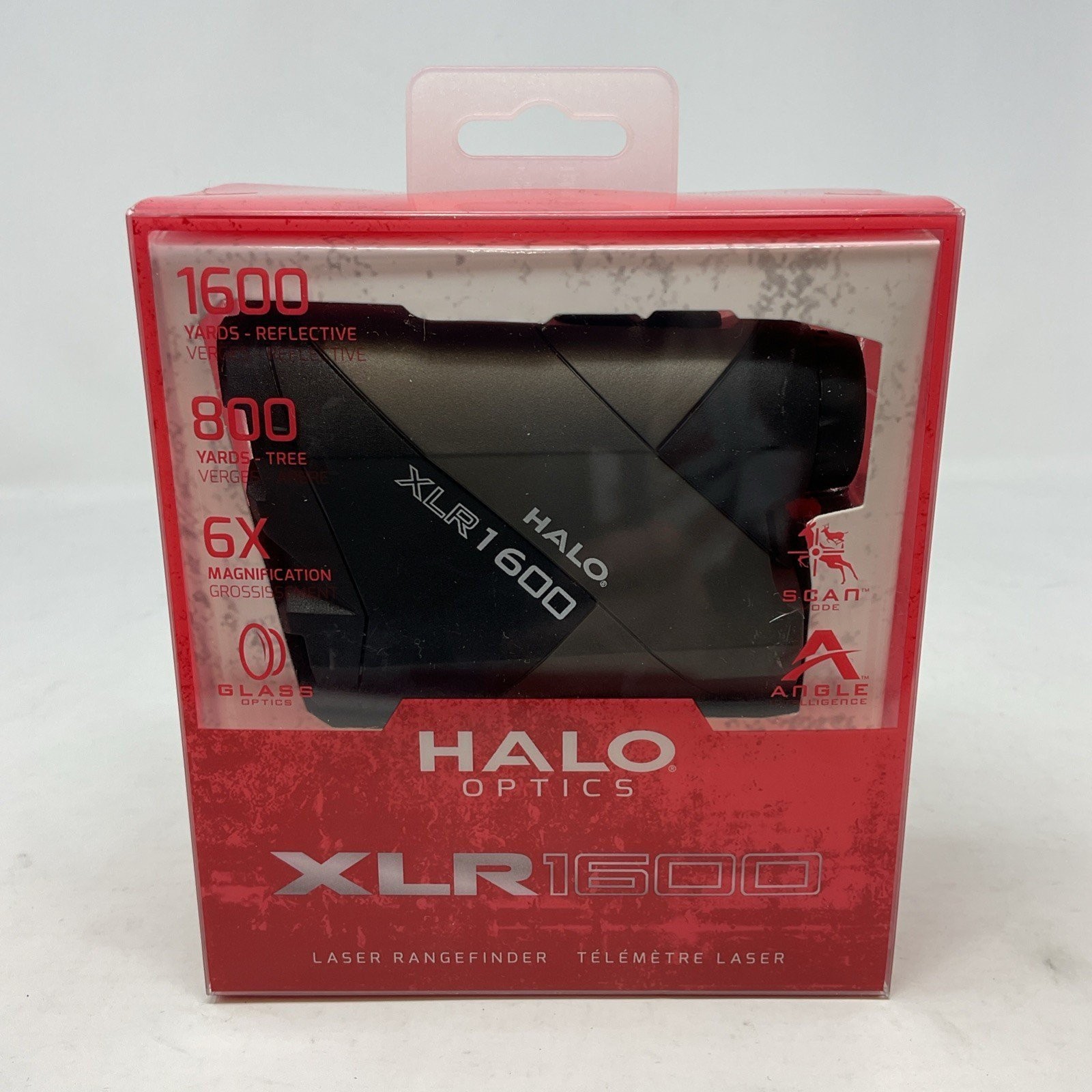 Halo Optics XLR 1600 Laser Rangefinder 6X Magnification 1,600 Yards Hunting Golf