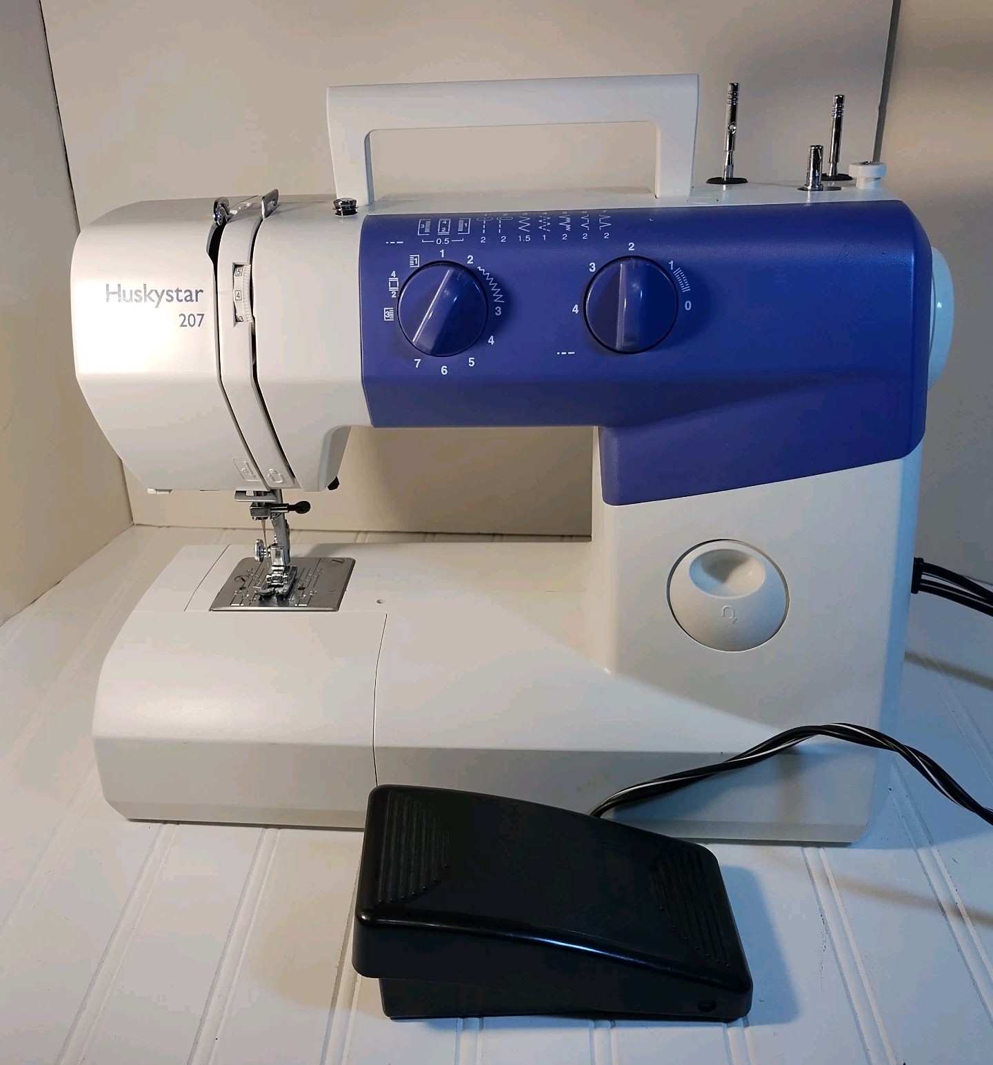 Husqvarna Huskystar 207 Sewing Machine Foot Petal Power Cord Working Functioning