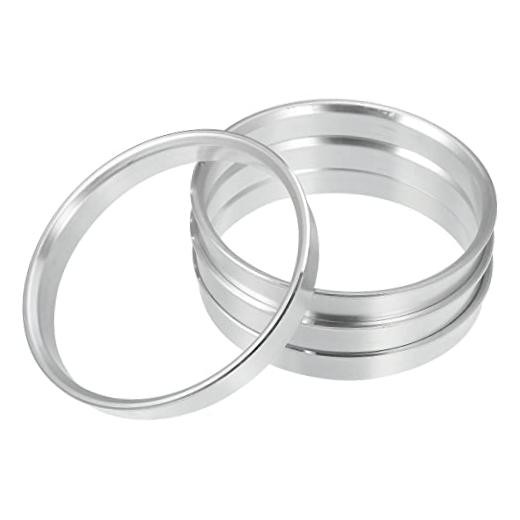 4pcs OD 70.6mm to ID 66.1mm Aluminium Alloy Car Hub Centric Rings Wheel Bore