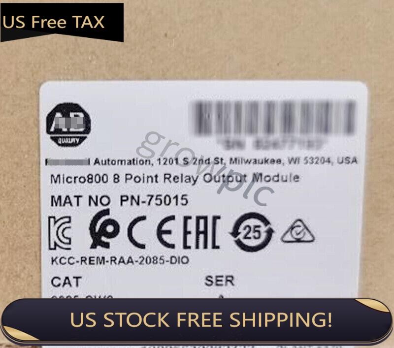 2085-OW8 Newest Factory Sealed 2085OW8 Micro800 8 Point Relay Output Module PLC