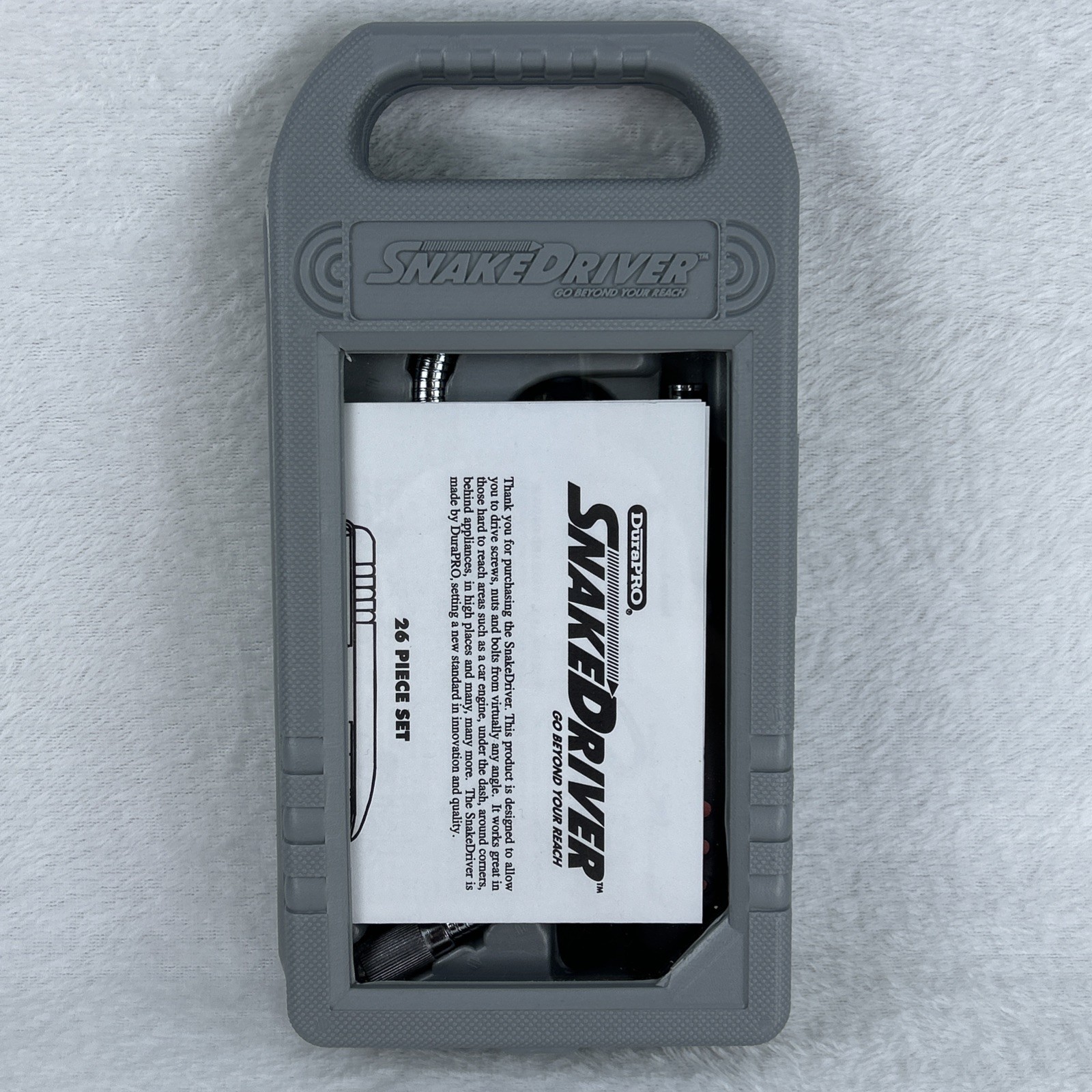 DuraPRO Snake Driver 26 Piece Set Angle ScrewDriver Model 02-100 New WithOut Box
