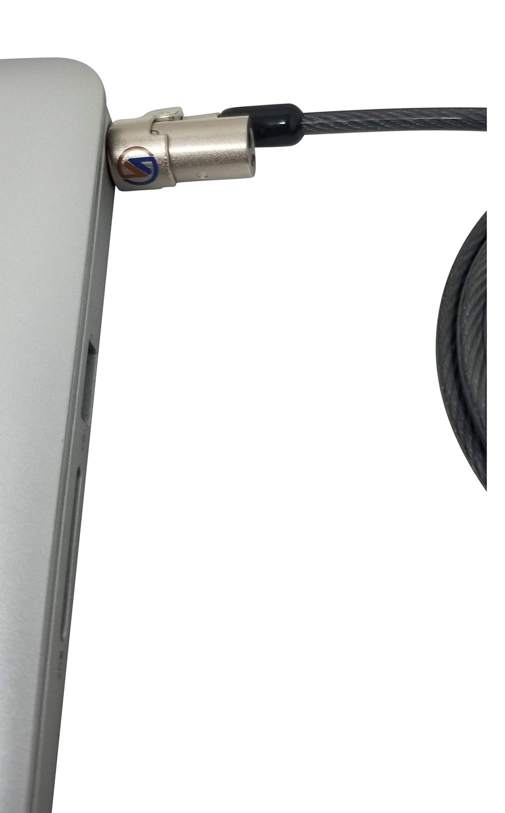 Black Notebook Laptop Keyed Lock For Wedge Security Slots Cable Security