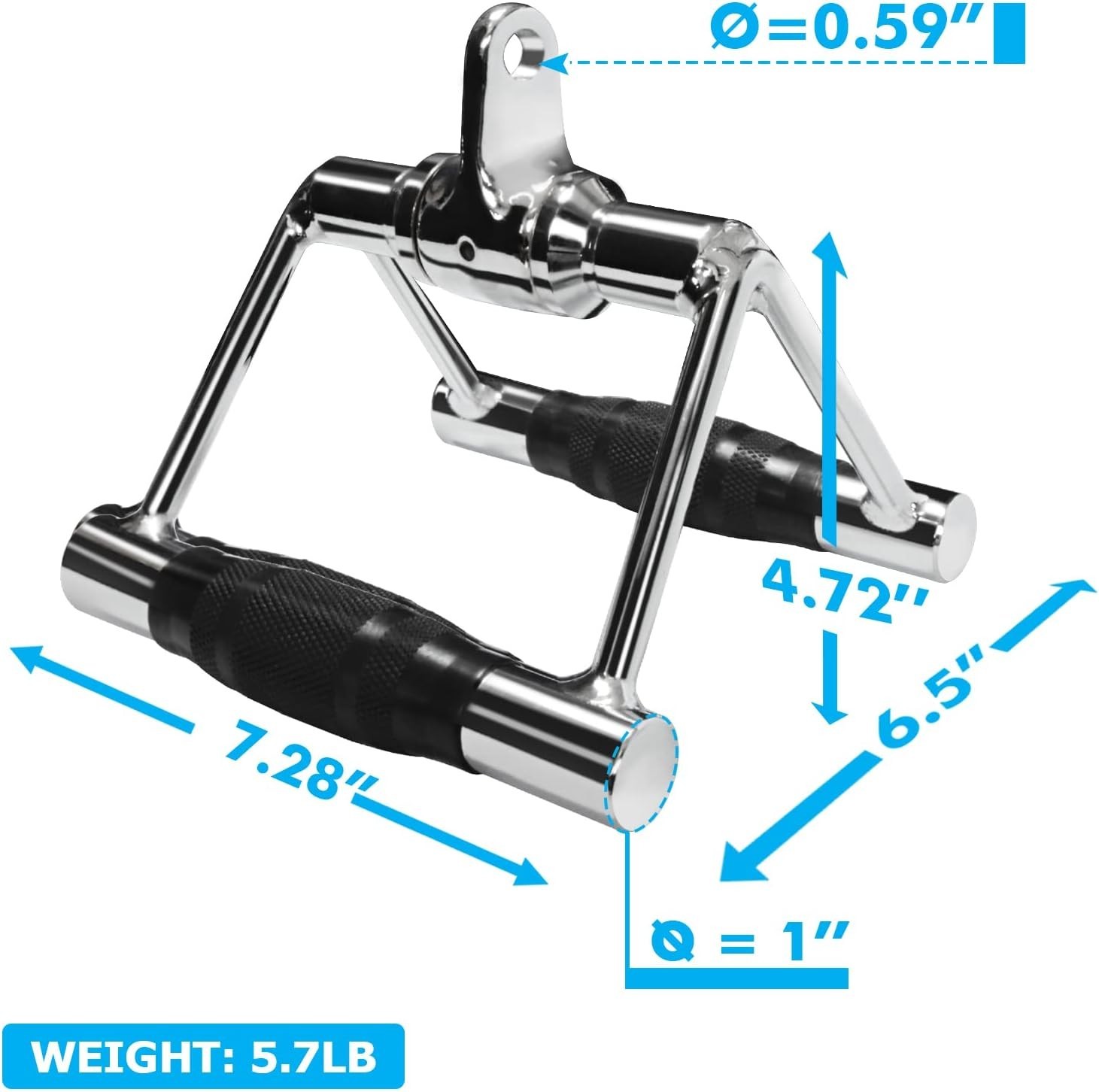 LAT Pull Down Cable Machine Attachment - Cable Machine Accessories for Home G...