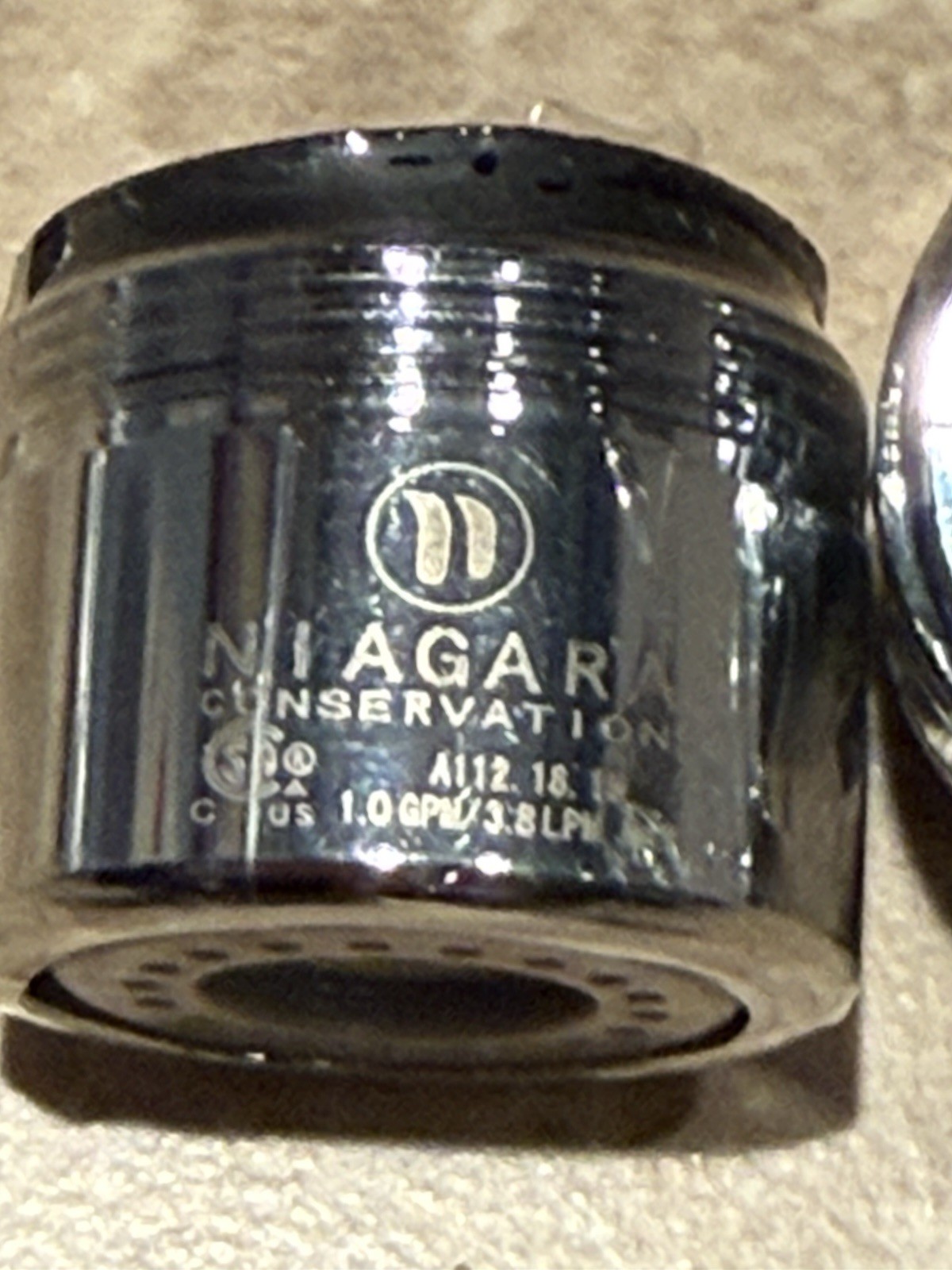 Niagara Water Conservation Faucet Aerator Polished Chrome A112.18.1M