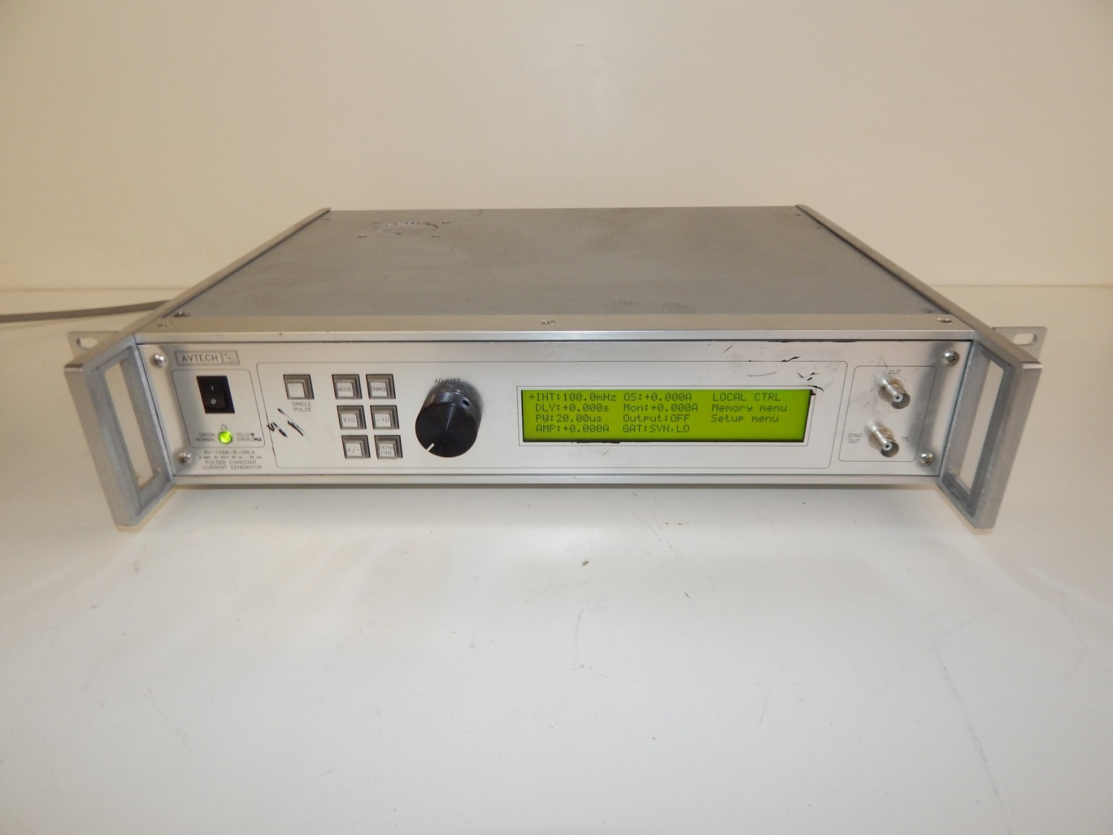 ^^ AVTECH AV-156A-B CONSTANT CURRENT GENERATOR  (EQX47)