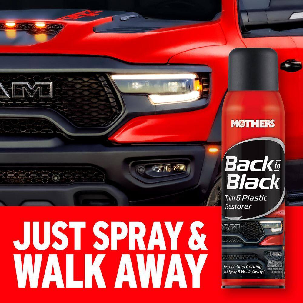 10 Oz. Back-To-Black Trim and Plastic Restorer Spray