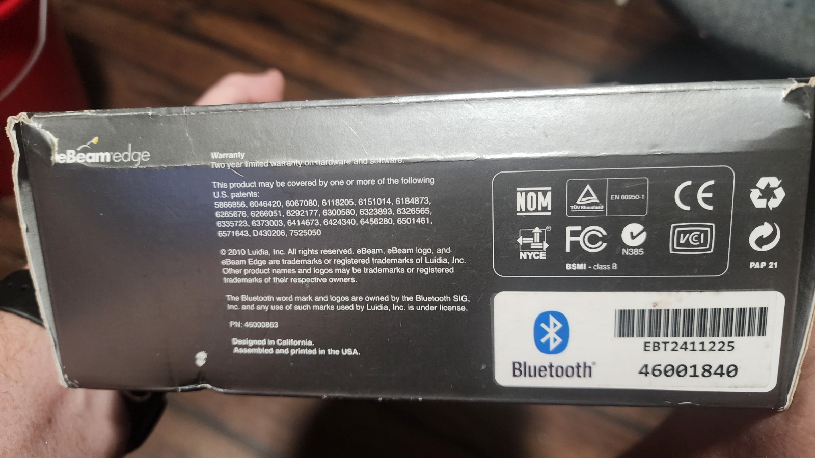 Luidia ebeam edge 46000863