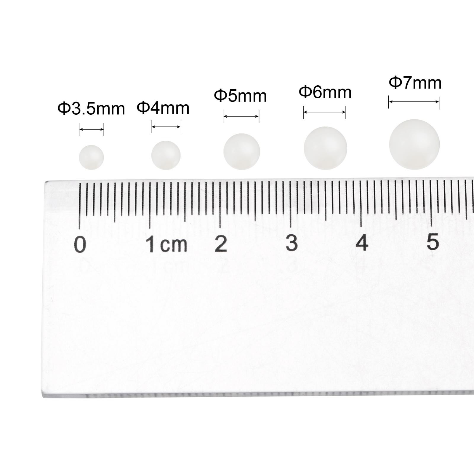 25pcs 6mm Nylon Solid Plastic Bearing Balls G1 Precision
