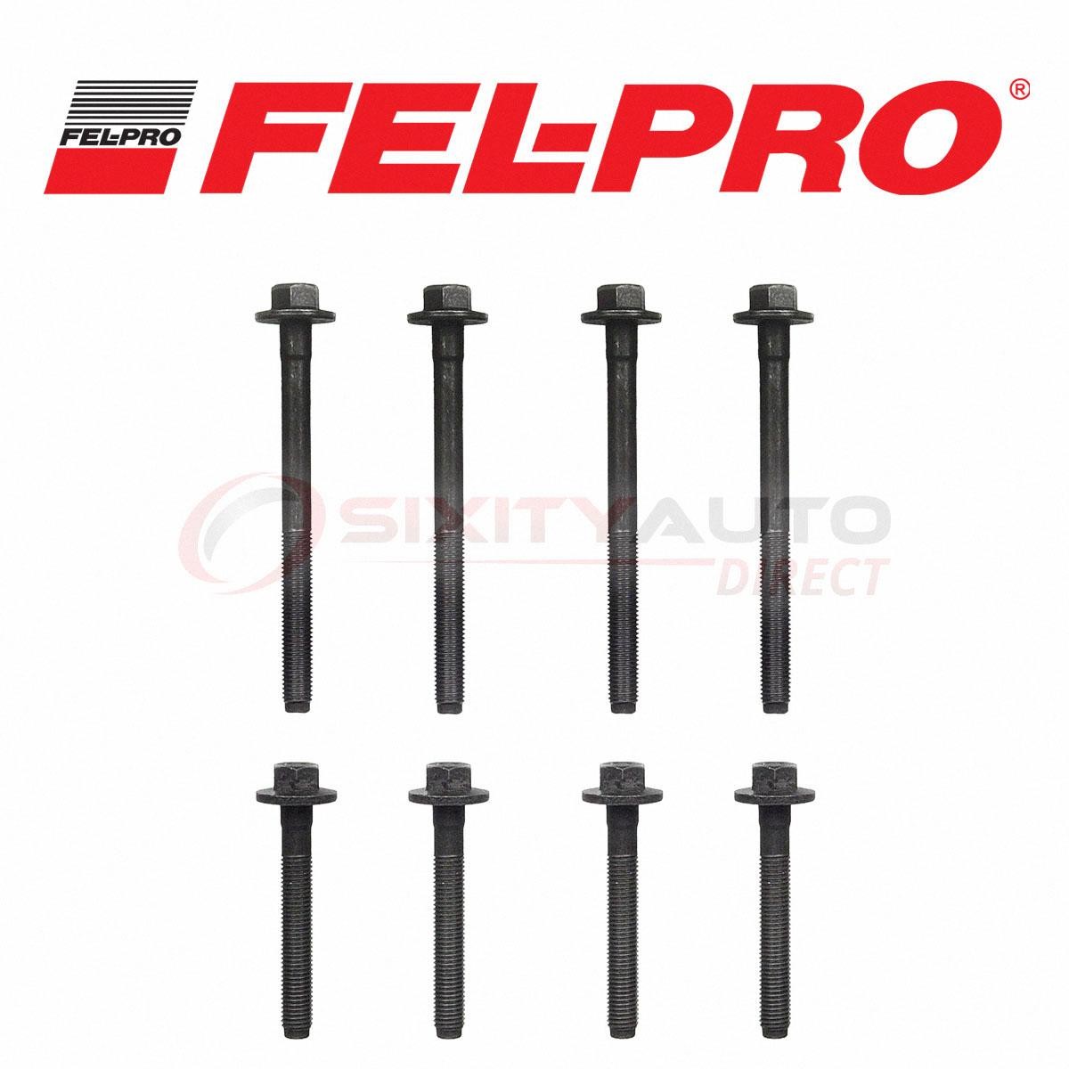 Fel-Pro Cylinder Head Bolt Set for 1997-2002 Ford E-150 Econoline Club Wagon gq