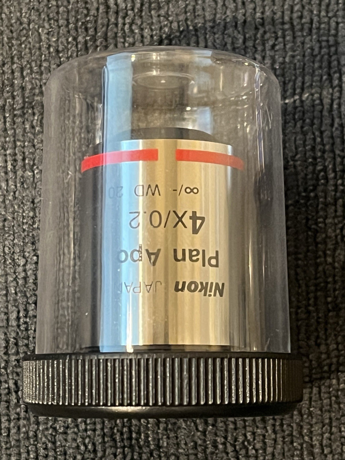 Nikon Plan Apo 4x 0.2 CFI Microscope Objective 25mm Thread